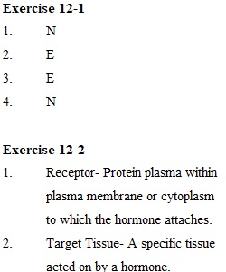 Answer Sheet Chapter 12